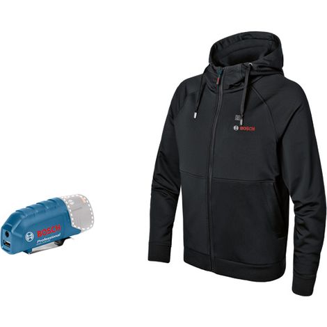 Chaqueta calefactora Bosch Professional GHH 12+18V XA talla S sin batería - 06188000EP (1/4)