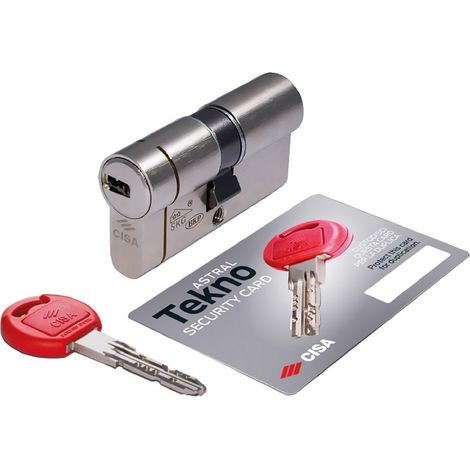 CILINDRO PROFILATO DOPPIO 'ASTRAL TEKNO PRO' mm 35+10+75 = 120 (40+80)
