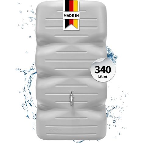GARANTIA CUBUS réservoir de jardin 340 L, gris béton