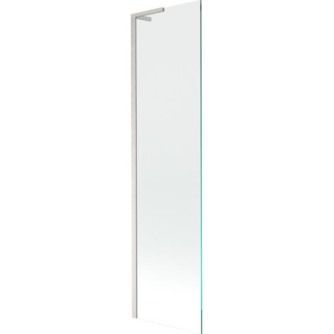 Mexen Next L paroi de baignoire à 1 vantail 50 x 150 cm, transparent, nickel brossé - 895-050-000-03-00-97 (1/5)