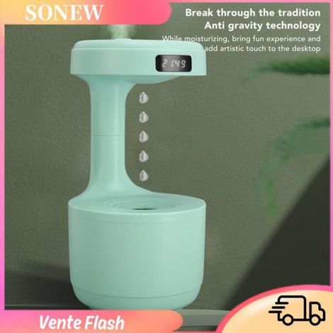 Sonew humidificateurs à gouttes d'eau Humidificateur Anti-gravité, goutte d'eau, fonctionnement electromenager humidificateur Vert (1/5)