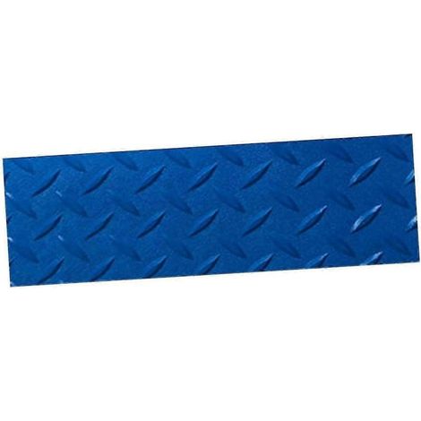 Tapis antidérapant pour escaliers de piscine extérieure – 90 × 23 cm – Pour marches en béton, bois ou carrelage – Résistant aux intempéries et à l’usure – Bleu (1/5)