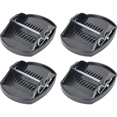 Plaques de cric pour remorque RV, installation facile, compatibilité universelle, 4PCS (1/5)