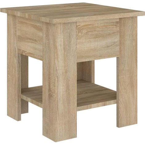 Maison Exclusive - Tavolino da Salotto Rovere Sonoma 40x40x42 cm Legno Multistrato (1/5)