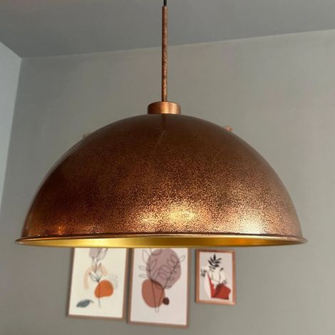 bamyum Yimpi Suspension Luminaire Vintage, Lustre Salon de 30 cm en Métal, Lampe E27 pour Chambre, Salle à Manger (1/5)