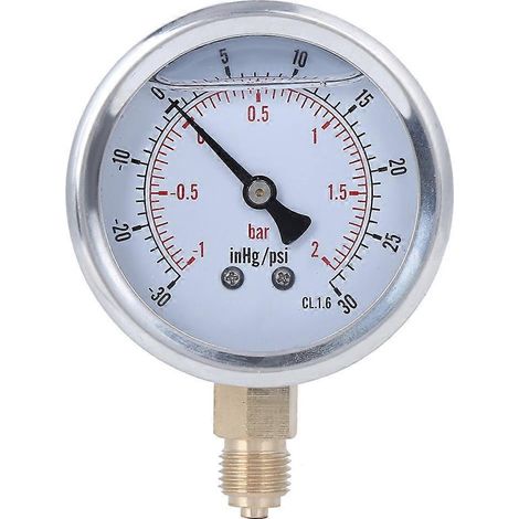 TS PGGZ604-2bar 1/4BSP Y60 Radial-Manometer für die Druckmessung im Haushalt