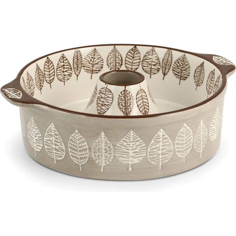 H&H Michelle Tortiera Stoneware, Ciambella, cm22 (1/2)