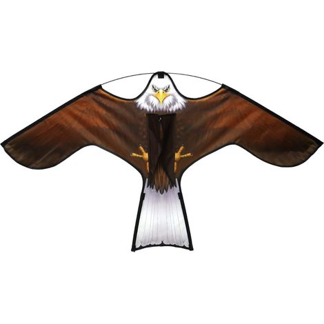 Set cometa Águila espantapájaros con pértiga 4 m Biotop