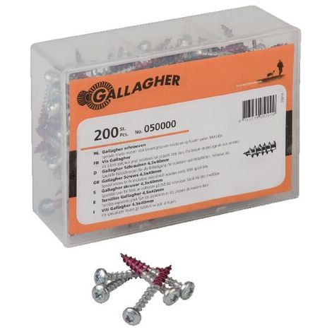 Tornillo di谩metro 4,5 x 40 mm TX25 perfil Torx cil铆ndrico Gallagher GALLAGHER 050000GAL