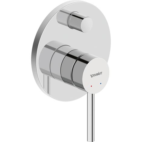 Duravit Juego monomando Circle, empotrado, cromo, CE4210008010