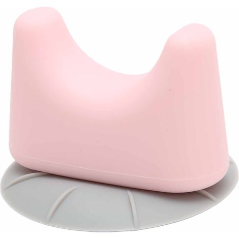Balle de massage musculaire à ventouse en silicone souple en forme de U, idéale pour masser les méridiens plantaires et lombaires. (1/5)