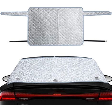 Manta anticongelante para coche,140 x 80 cm,Protección para parabrisas,Material de alta calidad de 4 capas (1/5)