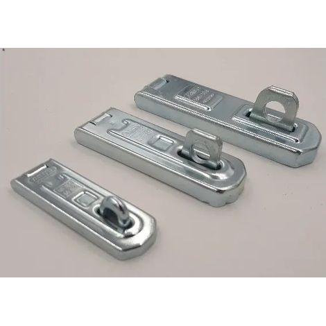 CHIUSURA PORTALUCCHETTO ABUS ART.100 ZINCATO  60X20 mm foro:6 mm