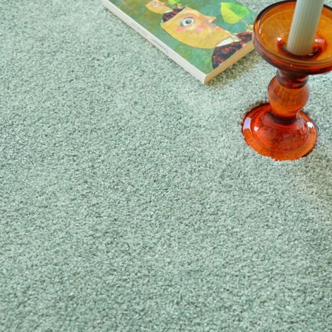 Moquette poils longs Touch - Vert sauge - Rouleau de 4m x 6m