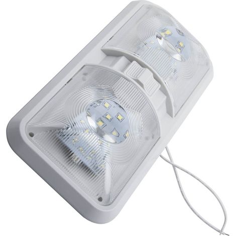 1 pieza de luces LED para techo de coche, 48 LED, ABS, prácticas y resistentes. (1/2)