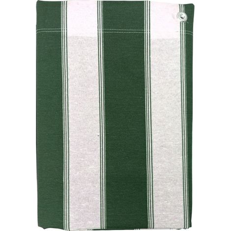 168110 Toldo con anillos reforzados a prueba de intemperie 145x290 cm  Color: Verde