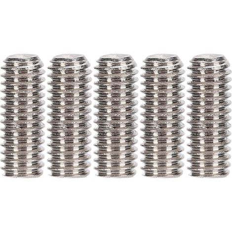 Kit d'assortiment de 50 vis sans tête en acier inoxydable A2-70, vis de fixation M3x8 (1/5)