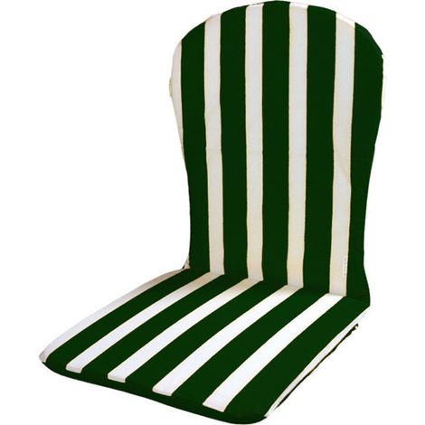 Cuscino Beach Alto Monoblocco Verde Bianco 95x42x2,5 cm 20502
