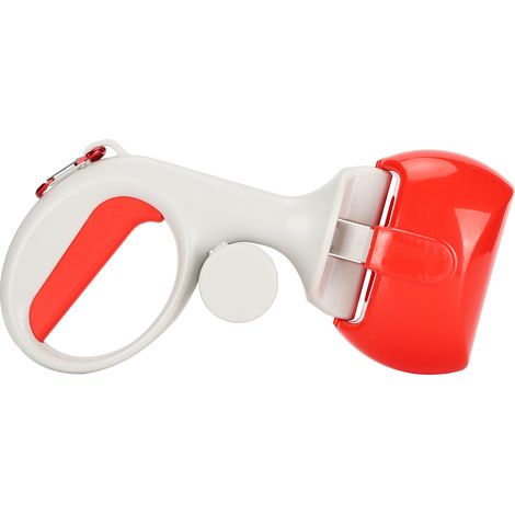 Sélecteur de toilettes pour animaux de compagnie, merde de chien et de chat avec matériaux à haute résistance et ressorts durables, petit rouge (1/5)