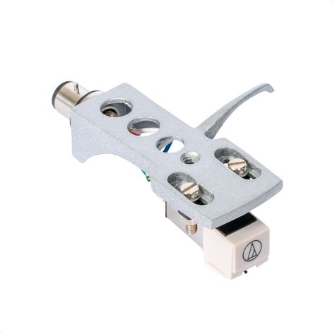 1 Porte-cellule, Aluminium, Cellule Audio Technica, 4 broches, Lève-doigt intégré, Pour platine vinyle