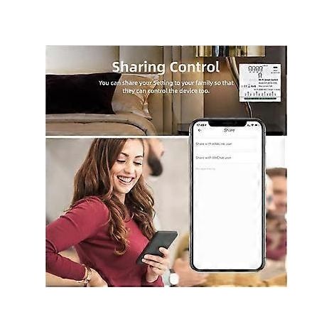 Interrupteur intelligent WiFi 4 canaux 85-265 V USB 5 V 2,4 GHz, module domotique Smartlife compatible IFTTT et Alexa Home (1/5)