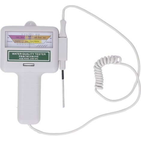 Tragbares digitales elektronisches Wasserqualitätsmessgerät mit Chlor- und pH-Wert-Überwachung für Schwimmbäder (1/5)