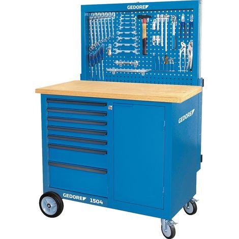 Gedore Rollwerkbank mit Rückwand (1/5)