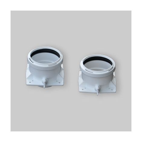 Ferroli - Kit Partenza Sdoppiatore Per Condensazione Ø80 Con Ispezione - Articolo: 041039X0 (1/2)