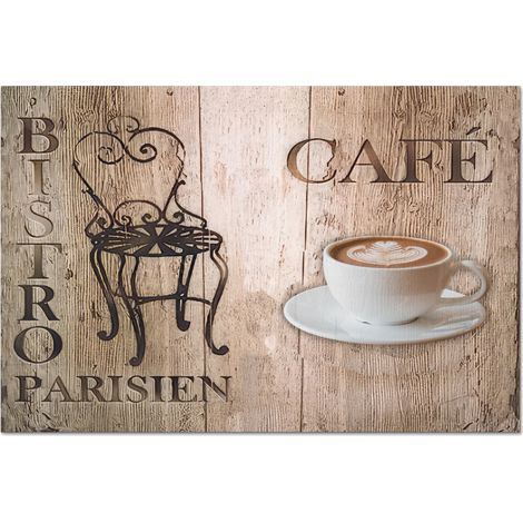 CRÉDENCE DE CUISINE Bistro Parisien - Café - Café - Vintage 90x60 (1/5)