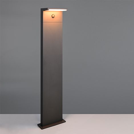 Lampe de jardin moderne Ravi anthracite avec capteur 100 cm - 438669142 (1/3)