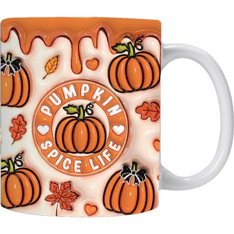 Tasse Halloween décoration de table Halloween effrayante Mug à café de 350 millilitres et pour jus, soda, bière, thé, lait, cuisine, bureau, anniversaire, (1/5)