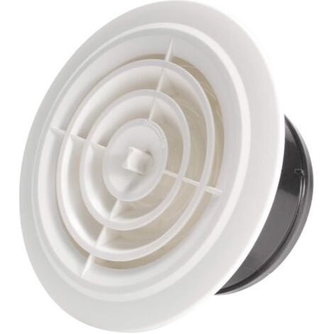 100mm Grille de Ventilation Ajustable Aération d'Air Ronde (1/5)