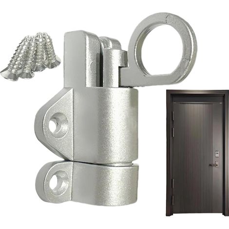 Auto Aluminum sliding loaded screws spring latch door lock with