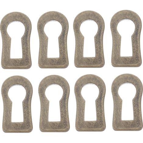 DOITOOL Lot de 10 cache-serrures décoratifs en alliage zinc pour (1/5)