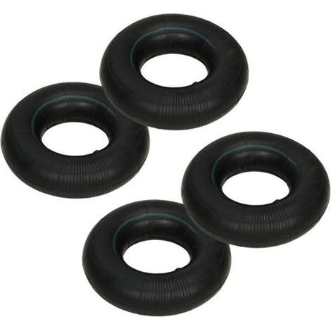 DBBEGK Lot de 4 Chambre à air - 3.00-4 260x85 mm - pour roue de diable Caoutchouc