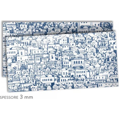DOMUS - Crédence de cuisine en PVC souple - Dimension 120x60 cm épaisseur 3mm - Couleur : Blu (1/4)