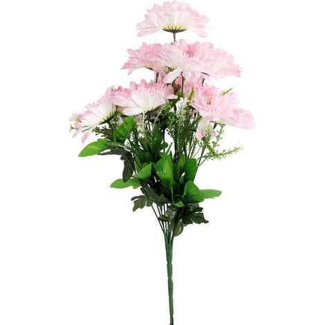 Künstlicher Strauß aus 9 rosa Gerbera – Elegante Dekoration, 54 cm (1/3)
