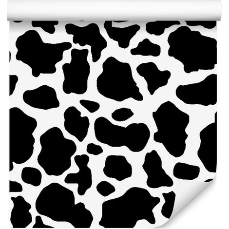Carta da parati effetto pelle di animale nera 50x1000 cm (1/5)