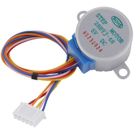 Lot de 5 moteurs pas à pas à micro-réduction, 4 phases, 5 fils, 5 V CC (1/5)