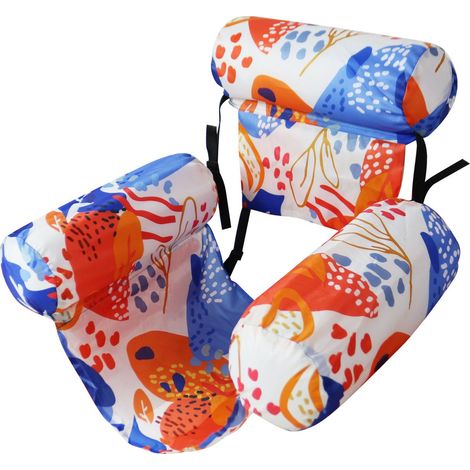 Sedia galleggiante gonfiabile, sedia galleggiante per acqua, sdraio galleggiante, sdraio galleggiante per acqua, sedie gonfiabili per acqua, 60,9 cm, estate (1/5)