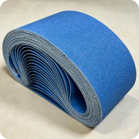 15 Pièces Bandes Abrasives 100 x 610 mm Grain 80 (1/5)