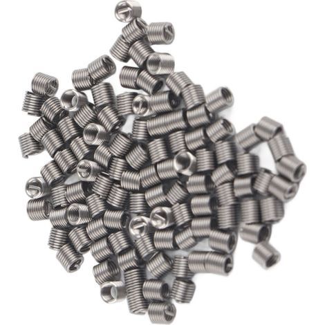 100 pièces Inserts Filetés Hélicoïdaux en Fil Acier Inoxydable SS304 Bobinés (M20.42 D) (1/5)
