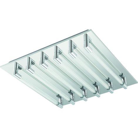 Lampe de plafond Velarde Chrome à 6 lumières - 95399