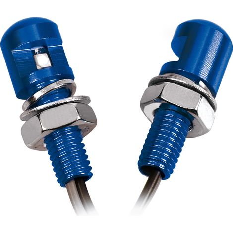 Set 2 viti con Led a luce blu - Blu (1/2)