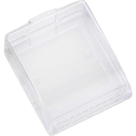 Cache-prise étanche pour prise électrique, 1 prise, universel, étanche, pour interrupteur de lampe, cuisine et piscine.-Clear (1/5)