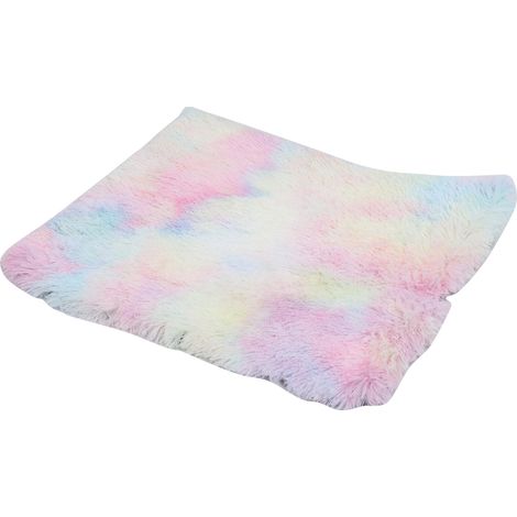 Tapis de couchage 2 en 1 pour chat, coussin coloré, antidérapant et respirant, idéal pour les petits animaux. (1/5)