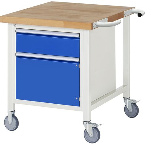 Rau Fahrbare Werkbank 8152, B750xT900xH880mm, 1x Schublade-TA, 1x Tür (1/5)
