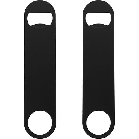 Ouvre-bouteilles Plat En Acier Inoxydable - Pour Bière Et Boissons Gazéifiées - Usage Cuisine Bar Restaurant - Lot De 2 (1/5)