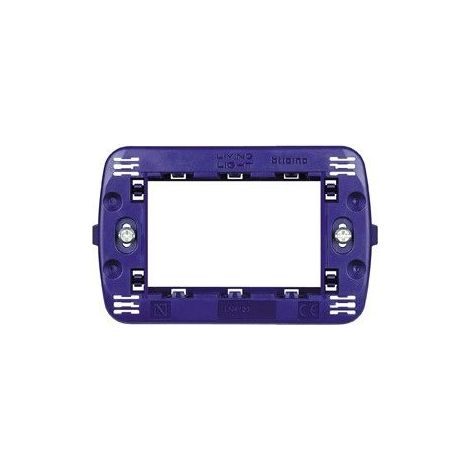 Soporte de tornillos para placas Livinglight 3 módulos LN4703 (1/3)