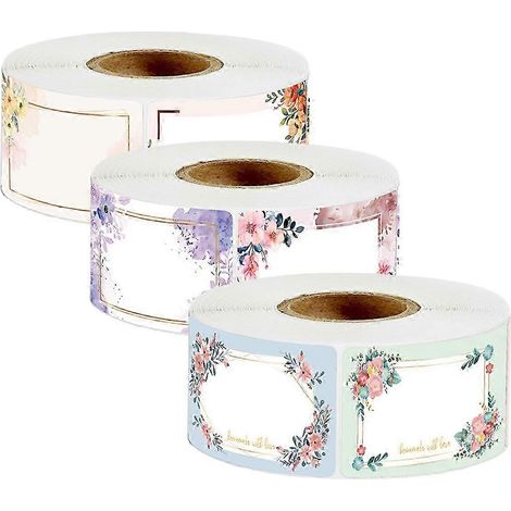 Lot de 750 étiquettes autocollantes nominatives (3 x 5 cm) – Idéales pour les fêtes à thème, les écoles, les bureaux et la maison. (1/4)